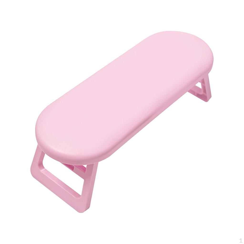 Nail Arm Rest Armrest,Manicure Tool,Foldable,Salon Use Anti Slip Professional Nails Cushion Hand