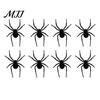 Realistic Halloween Spider Decor 1/4/8Pcs 3D Refrigerator Magnet for Halloween, Scary Fake Magnetic Decoration, Prank Props, Party Favors Metal