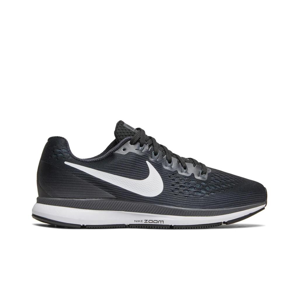 Nike Женские Air Zoom Pegasus 34 'Черные' (женские размеры) Черный / Темно-серый-антрацит-белый Беговые кроссовки 880560 001