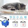 Pet Fountain Автоматический фонтан для кошек, поилка для собак со светодиодной подсветкой для кошек и собак