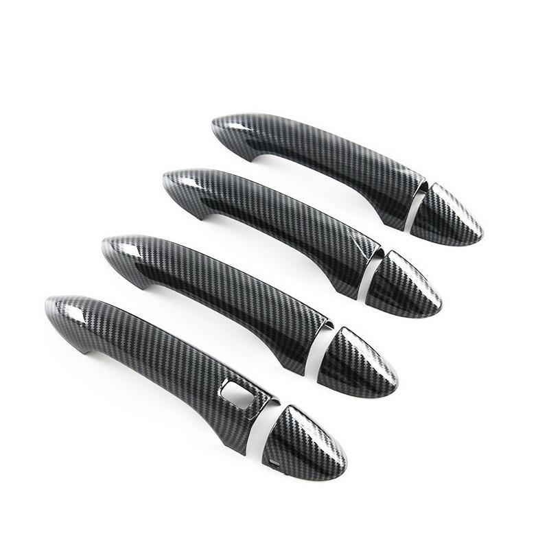 For EBRO S700 2025 2026 Door Handle Cover Protective Strip s700 ABS Carbon Black Decorative Sticker Styling Accessories