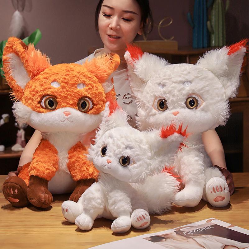 Cute and Adorable Little Fox Doll Plush Toy Snow Fox Doll