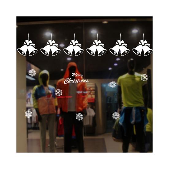 1 набор рождественских наклеек на окна, привлекательные, декоративные, прочные, полезные наклейки с рождественской елкой, украшения для витрины, зимней вечеринки, праздничные принадлежности KTY