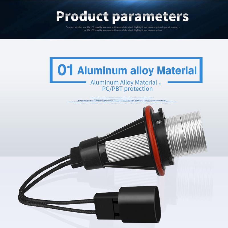2 шт. светодиодные габаритные огни «ангельские глазки», пригодные для E39 E53 E60 E61 E63 E64 E65 E66 E83 X3 E53 X5