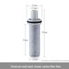 Shower Nozzle Replacement Filter Element with High Compression Cotton Core for Water Purification.