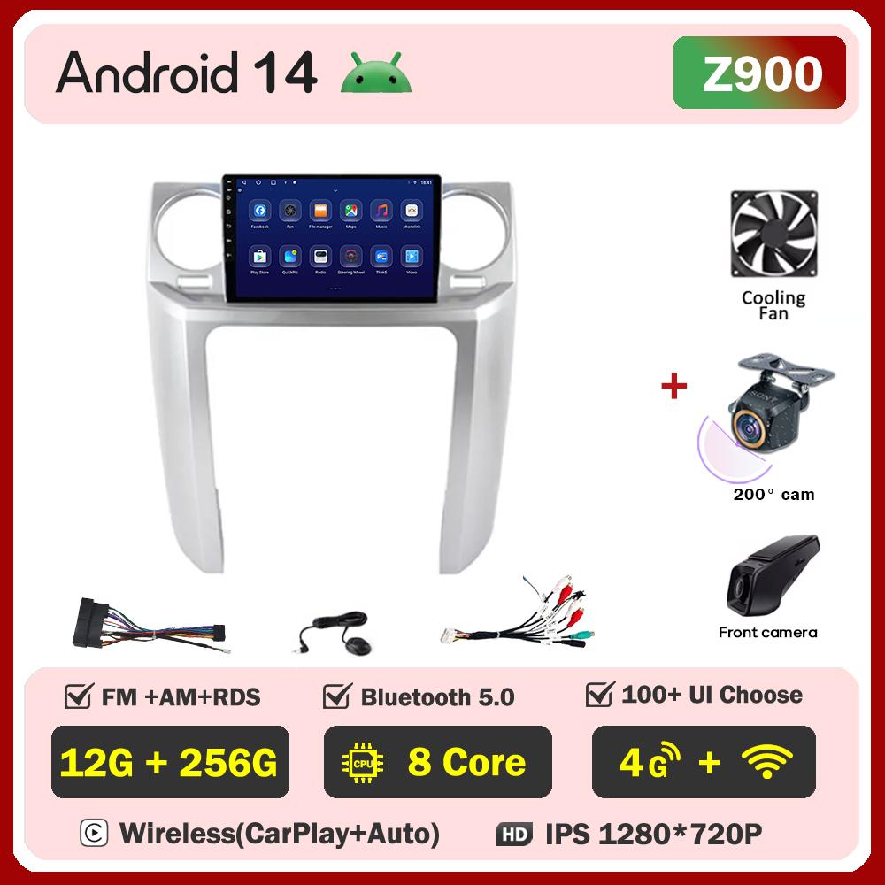 Для Land Rover Discovery 3 2004 - 2009 Carplay Auto Screen Wireless Android Auto Car Intelligent Systems AutoMotive 8 Core DSP