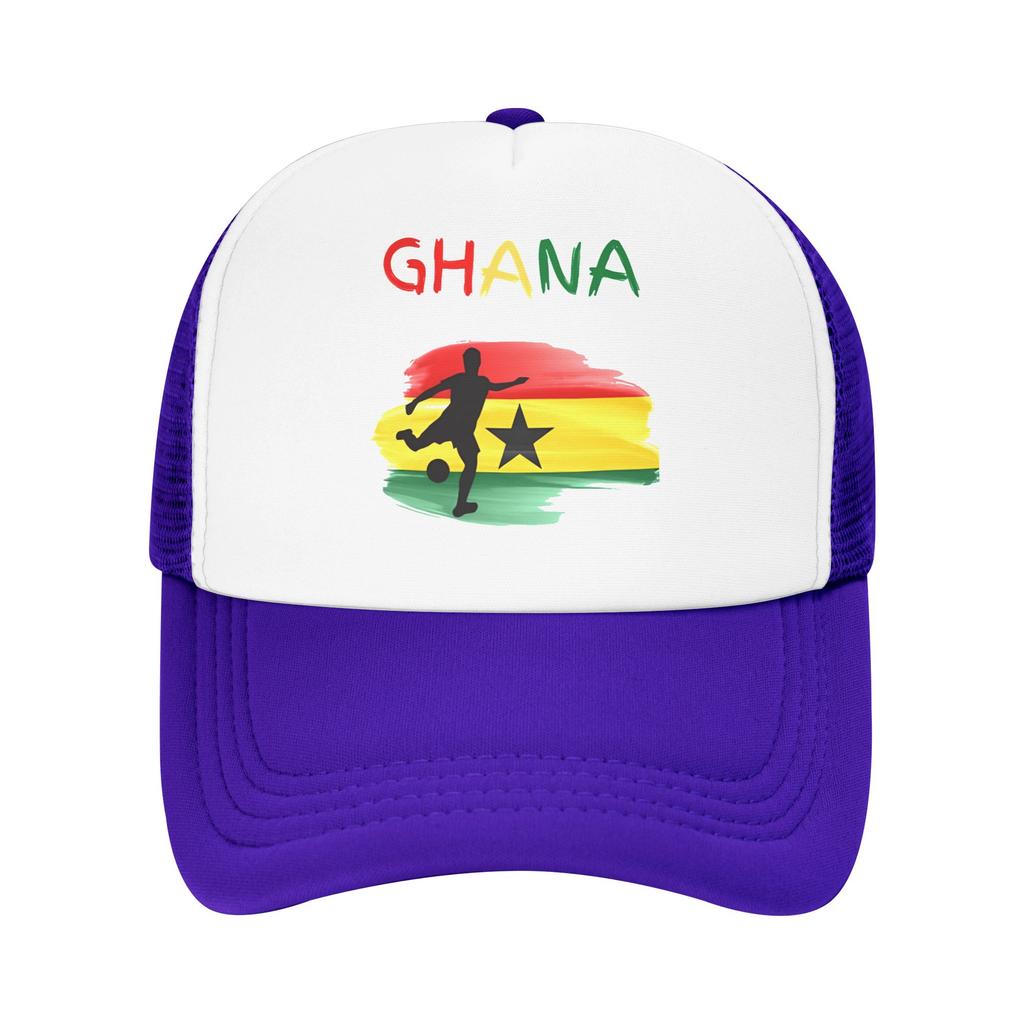 Summer Mesh Sun Hats Ghana National Soccer Team Summer Baseball Cap Vintage Trucker Hat FeUnisex Unisex Wholesale Snapback Cap