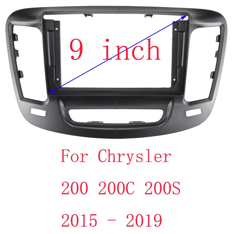 HAOCHEN Для Chrysler 200 200C 200S 2014-2018 Рамка для автомобильного радиоприемника Панель стереосистемы Жгут проводов Адаптер силового кабеля Canbus