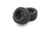 Kyosho Adhesive Tire Wheel Set Wagon RC Model Parts KBTH001BK & (Mud VE/Black/2 Pieces)