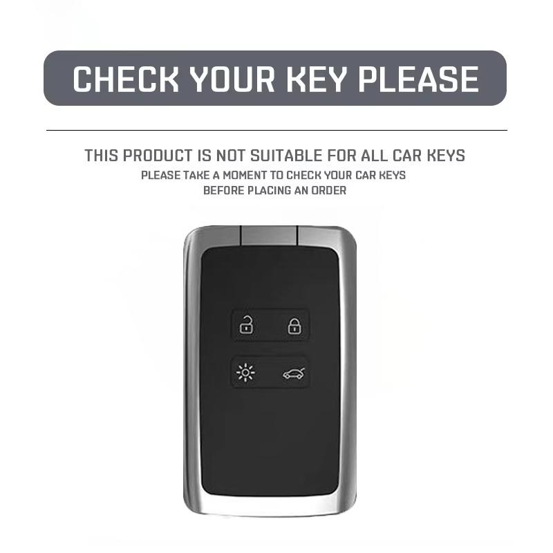 Leather Car Key Case Cover Shell for Renault Koleos Kadjar Clio Captur Megane Talisman Espace Zoe Scenic 4 Arkana Dacia Sandero