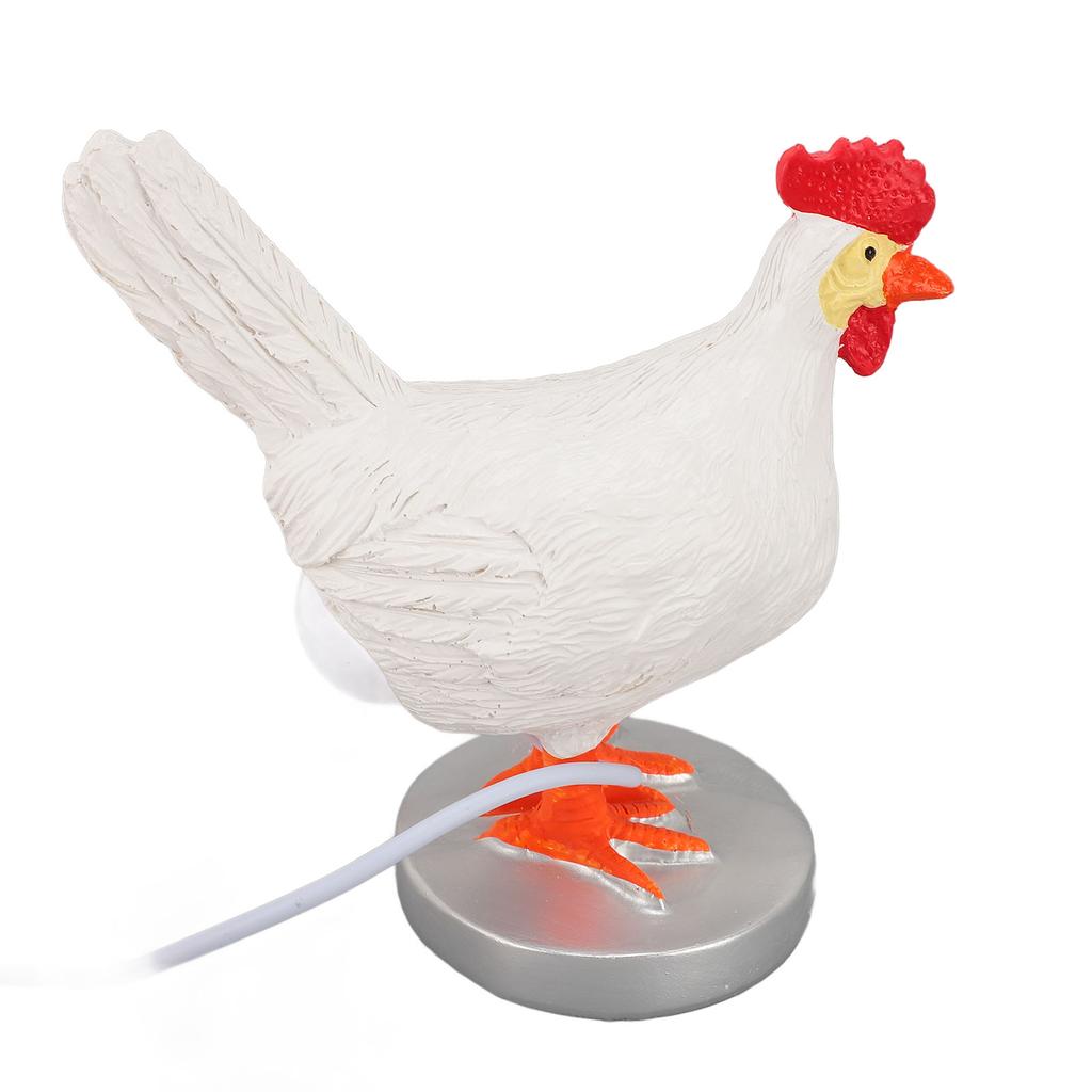 Настольный светильник в форме куриного яйца 3D, откладывает светящееся яйцо, реалистичный смоляной ночник в форме куриного яйца с USB W