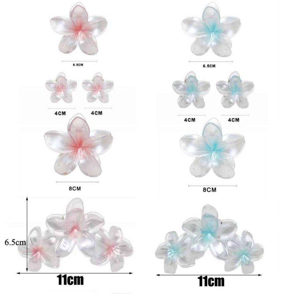 Градиентный цветок шпилька Ins стиль клипса коготь простая акула клипса
