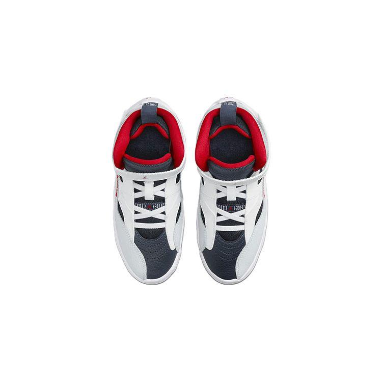 Air Jordan Jumpman Two Trey PS White Midnight Navy Детские кроссовки Университет-красный Pure-Platinum DQ8432-101
