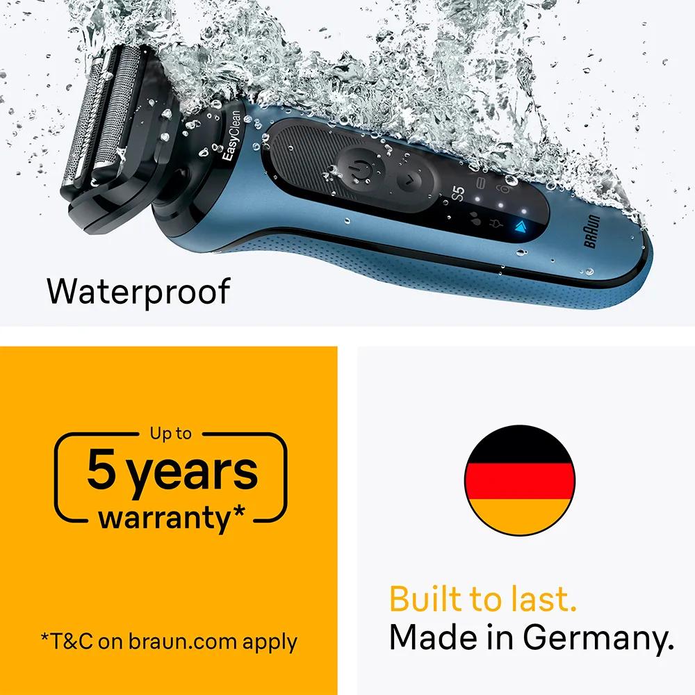 Braun Series 5 52-B1650S electric shaver foil system noir