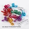 10Pcs Hair Braids Dreadlocks Beads Charms Cuffs Tubes Hair Accessories Spring Hair Rings  African