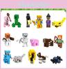 16pcs Theme Minecraft Building Blocks Assembled Cake Decoration Ins Plugin Party