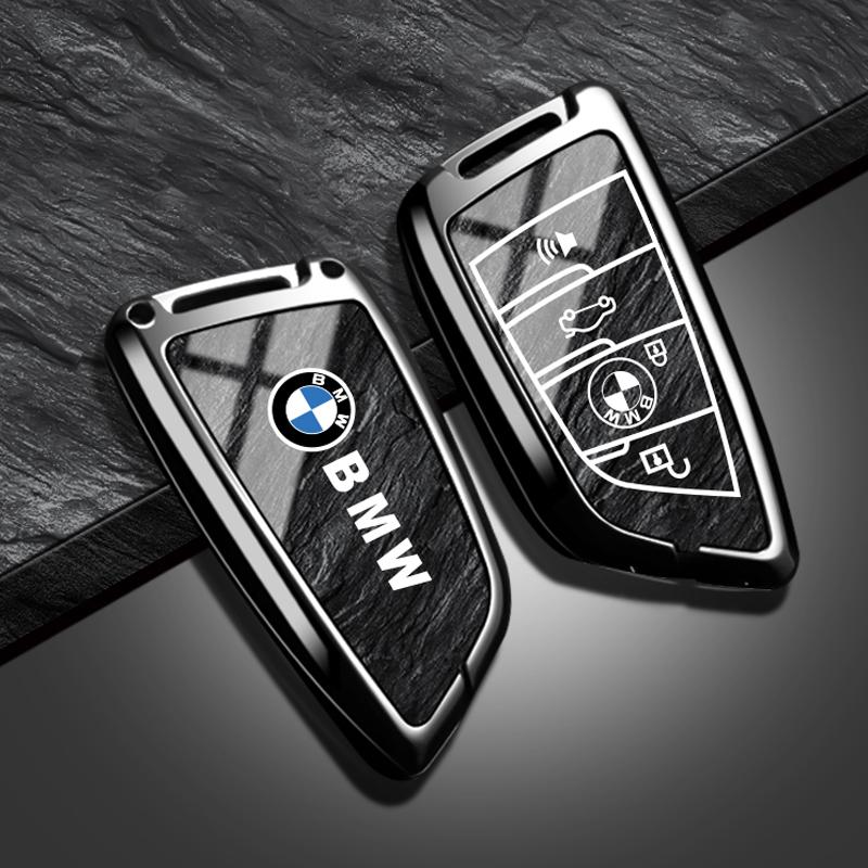 For BMW E81  Car Zinc Alloy Key Shell Key Case Holder Shell For BMW F20 G20 G30 X1 X3 X4 X5 G05 X6 X7 G11 F15 F16 G01 G02 F48 Car stickers