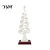 Sophisticated Home Office Art Abstract Christmas Tree Figurine, Artistic Spiral Sculpture, Modern Xmas Luxury Decor Statue for Desk Shelf Table