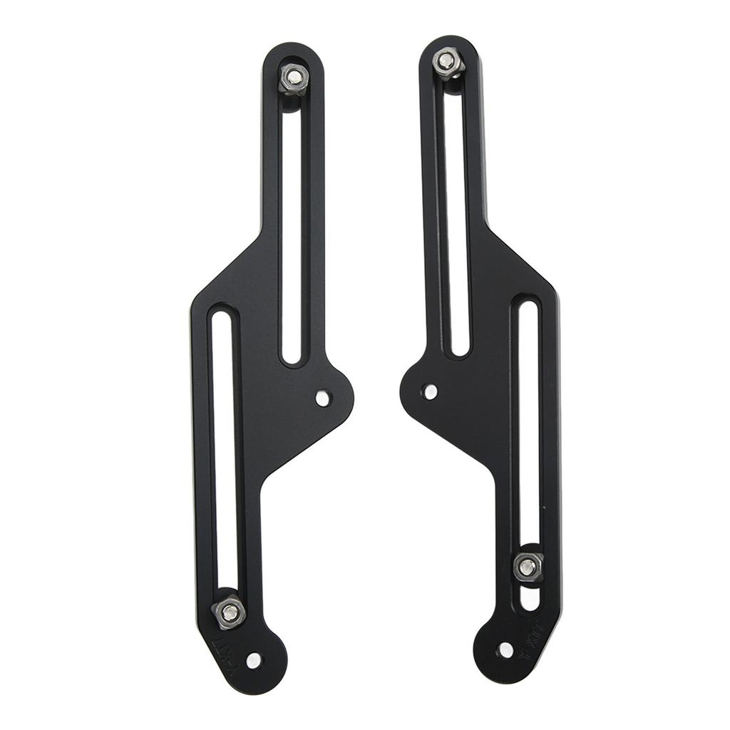 Pair Motorcycle Adjustable Windshield Bracket Anodized Black Replacement for Tenere 700 XT700Z