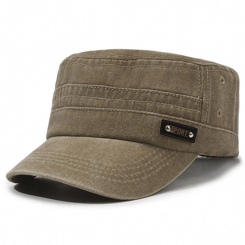 Новая мужская кепка с большим козырьком, большой размер, 100% хлопок, армейская плоская кепка, для улицы, бейсболка, летняя, полиэстер, большого размера, военная кепка