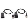 2Pcs Smartwatch Charger USB Charging Cable Cord Charger Dock Adapter for Fitbit Charge 2