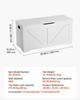 Kids Storage Bench, Wooden Toy Box Chest, Large Storage Cabinet with Safety Hinge, Toddlers Storage Bench for Playroom, Living Room or Entryway, Easy
