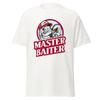 Master Baiter Mens Classic T Shirt Funny Cartoon Fish Fishing Graphic Tee