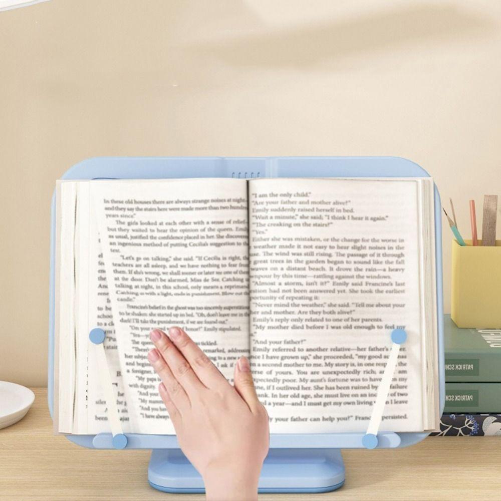 Multi-purpose Adjustable Reading Book Rack Bookend Reading Tablet Stable Book Holder Office