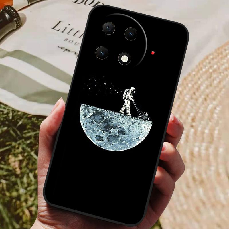 Для чехла Tecno Camon 30S Pro Мягкая силиконовая крышка Черный бампер ТПУ Для чехла Tecno Camon 30 4G / 30S 30 Pro 5G Чехол Funda Чехлы для телефонов
