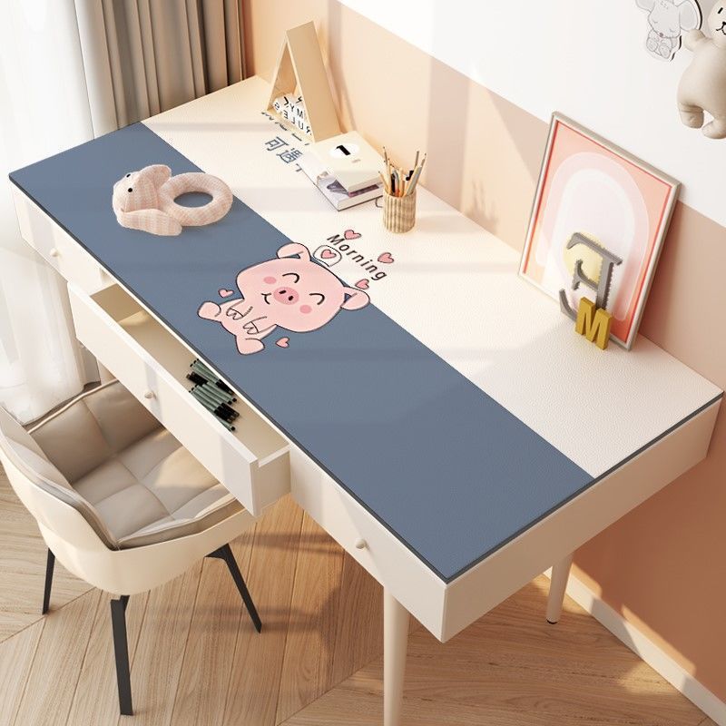 Коврик для стола противоскользящий, высококачественный, с оттенком чистоты, с рисунком милой девочки, детский коврик для учебы