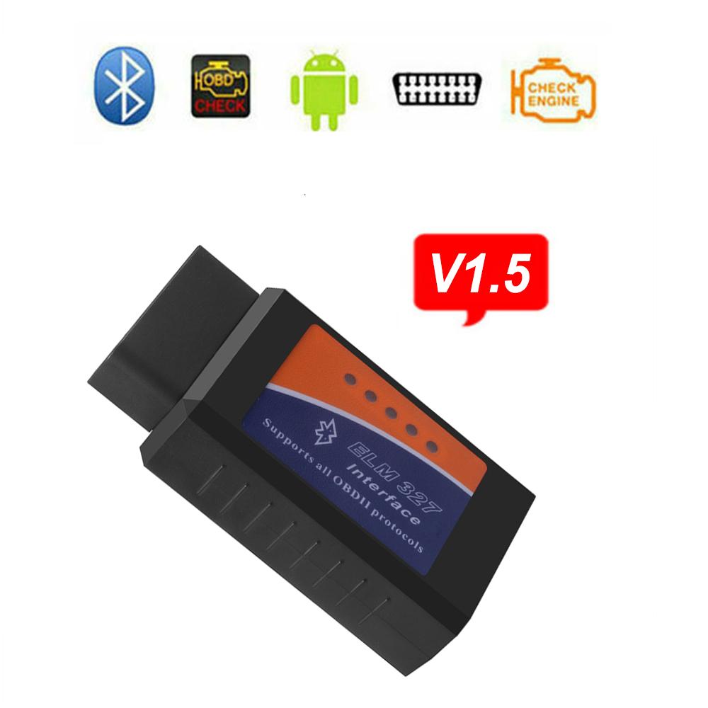 Bluetooth ELM327 OBDII Авто Диагностический Инструмент для Android ELM327 V2.1 OBD2 Код Считыватель OBD2 Автомобильный Диагностический Инструмент Сканер