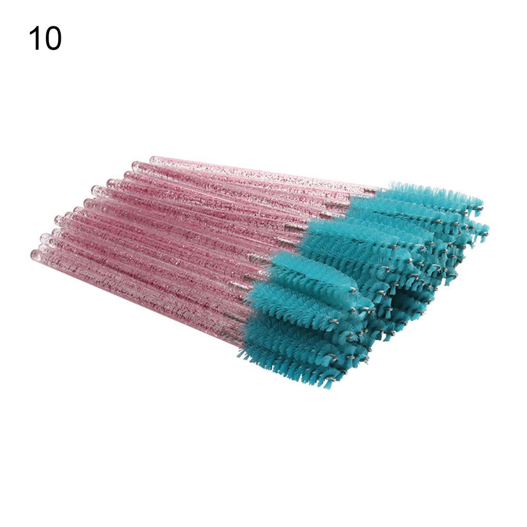 50Pcs Crystal Women Eyelash Disposable Eye Makeup Faux Brushes Cosmetic Tools Beauty Health