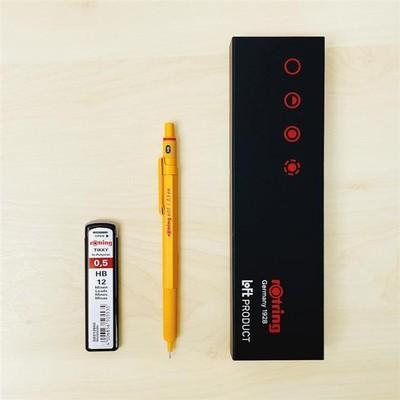 Механический карандаш Rotring 600 0,5 мм Желтый Loft Limited с грифелем HB Япония
