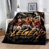 Ronaldo's Legacy: Goat Blanket Soft Warm Cozy Great for Sofa Bed Bedding All-Season Use Playful Design Suitable for Gifting Relatives and Friends