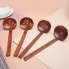 Cooking Ladle Colander Wooden Long Handle Kitchen Utensil Tool Slotted Spoon Ramen Spoon Soup Spoon