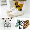 5 Pairs Kids Polka Dot Socks For Boys Girls Age 1-12 Years Old Fashionable Comfortable Cotton Children Socks
