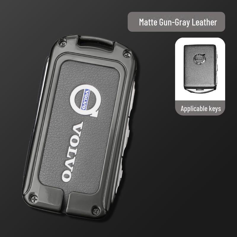 Чехол для ключа Volvo для XC60 и S90: Чехол для автомобильных аксессуаров для XC90, XC40, S60L - в комплект входит сумка с пряжкой