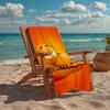 Ultra-Soft Beach Towel with Garfield Theme,Ideal for Pool - Camping, Diving - Perfect Travel Essential, Vibrant Beach Towel.