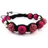 [J4065] - Pink 'Shambhala' Ethnic Bracelet