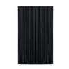 White Backdrop Curtain Wrinkle-Resistant Wedding Drape Black Background Cloth With Rod Pocket