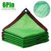 3/6/12-контактная зеленая солнцезащитная сетка HDPE, защита от УФ-лучей, для сада, растений, солнцезащитный навес, сетка для конфиденциальности на балконе, сетка для беседки, ткань для затенения бассейна