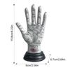 Decorative Hand Statue Resin Hand Sculpture Modern Palmistry Hand Resin Figurine Sculpture for Home Office Decor