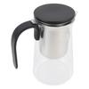 Glass Teapot Creative Magnetic Press Control Water Separation Tea Pot for Blooming Tea