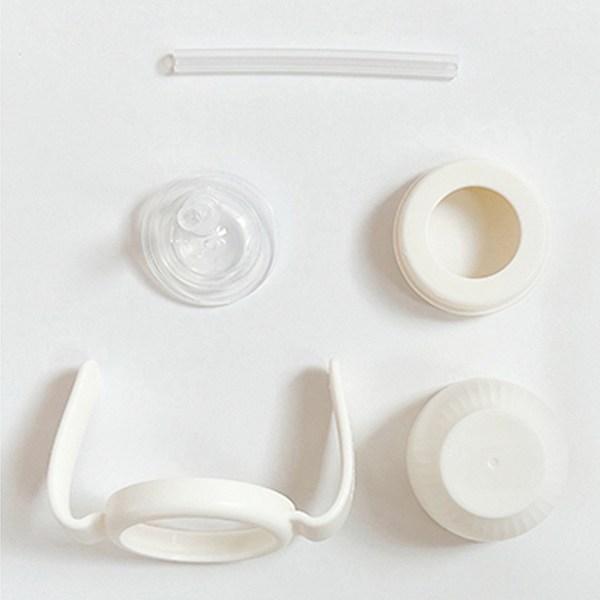 Toby & Molly PPSU Dobbani Чашка соломенная 280мл, белый, 1 шт.