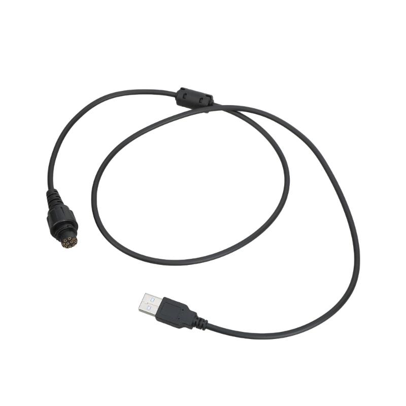 USB Interfaces Programming Cable 100cm USB Interfaces Cable ABS & Metal Programming Cable Ugrades for Hytera MD78XG MD780