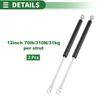 Motoforti Universal Lift Support Strut Gas Springs, 12-inch/305mm, 70lb/310N/31kg, Metal Black, 2-Piece Set