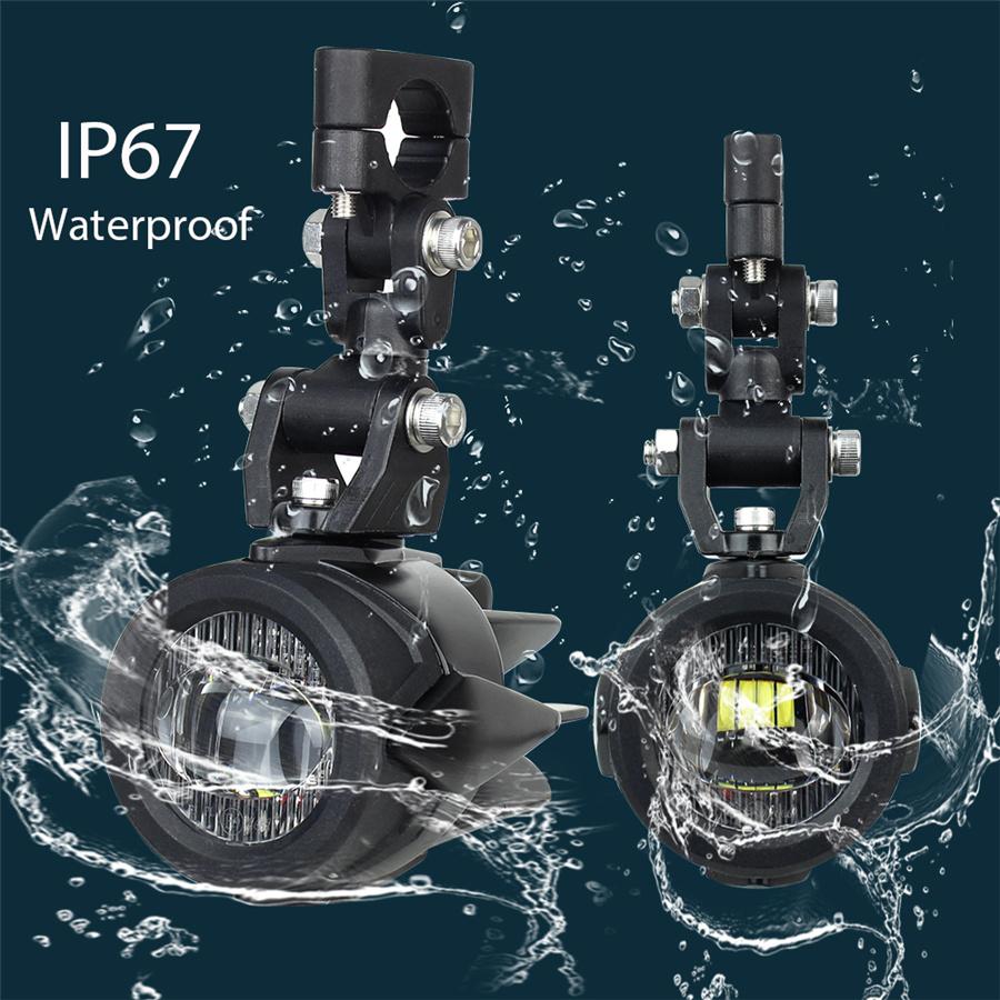 Мотоциклетная противотуманная фара Улучшенные вспомогательные фары Более яркая лампа 40 Вт 6000 К для BMW R1200GS F800GS F700GS F650 K1600