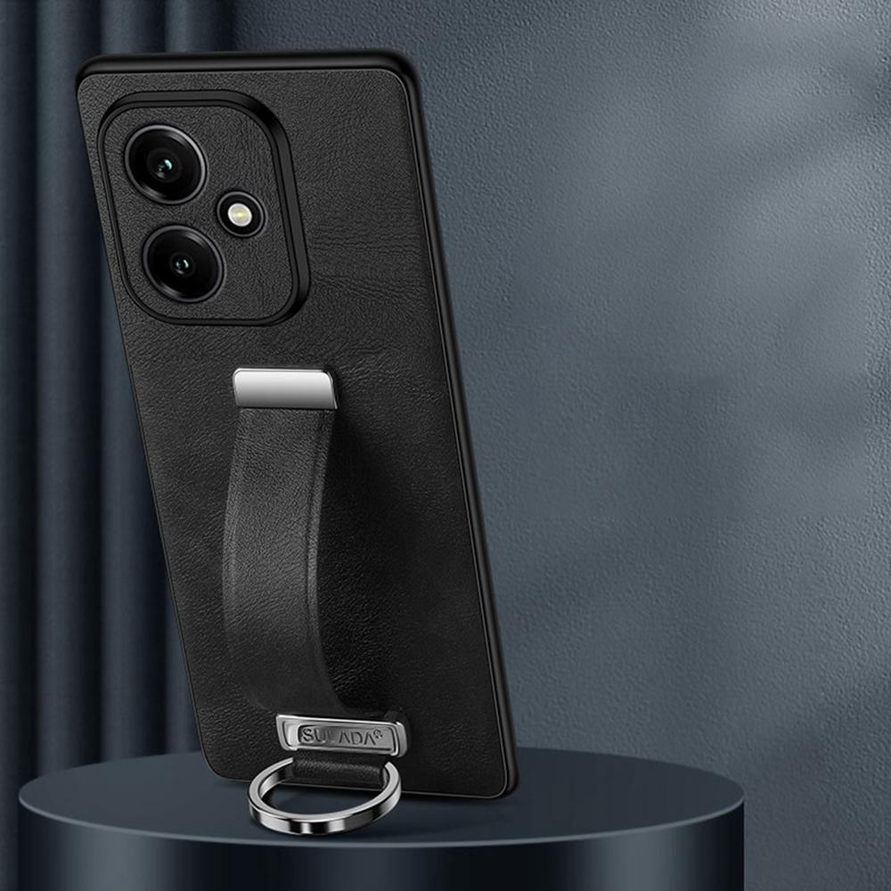 Серия SULADA Fashion для Honor 400 5G (Глобальный) Чехол Браслет Подставка Кожаная Задняя Крышка для Телефона