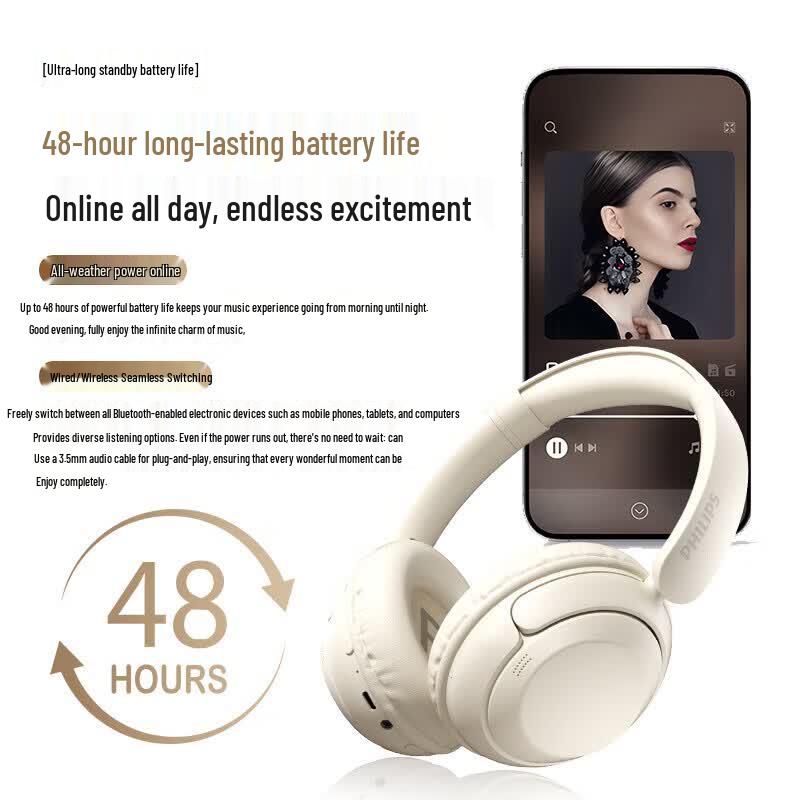 Philips TAH1120 Wireless Over-Ear Bluetooth Headphones