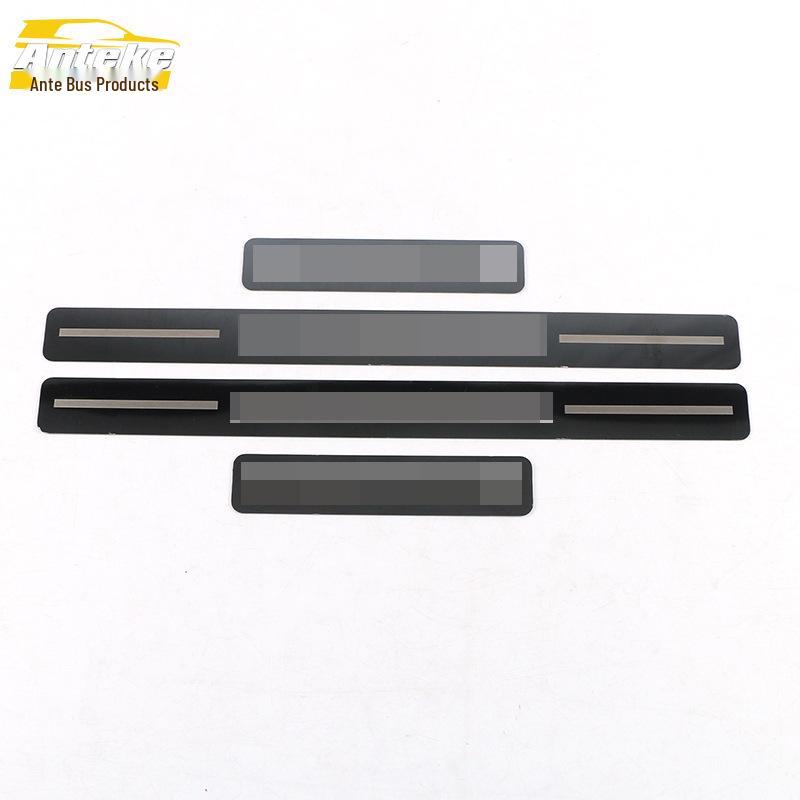 MKC Stainless Steel Bumper Sill Protector and Welcome Pedal Decorative Sticker